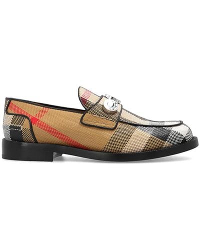 Burberry 'broadbrook' Loafers - Natural