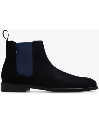 PS by Paul Smith Leather Chelsea Boots - Black