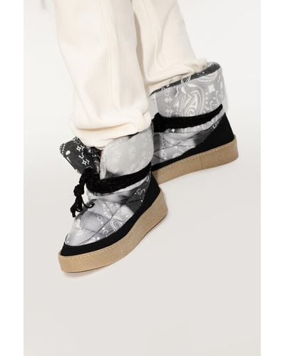 Khrisjoy Patterned Snow Boots - Black