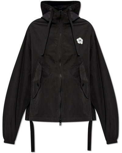 KENZO Jacket With Logo, - Black