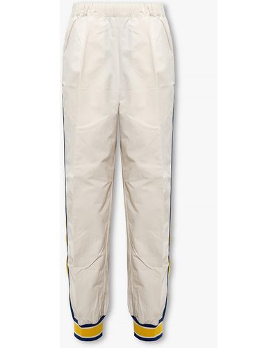 Gucci Joggers With Side Stripes - White