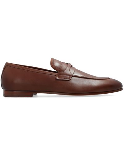 COACH Loafers Shoes, - Brown