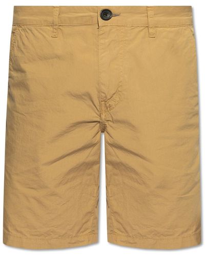 PS by Paul Smith Organic Cotton Shorts, - Natural