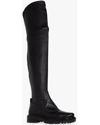 Tory Burch 'utlility Lug' Over-the-knee Boots - Black