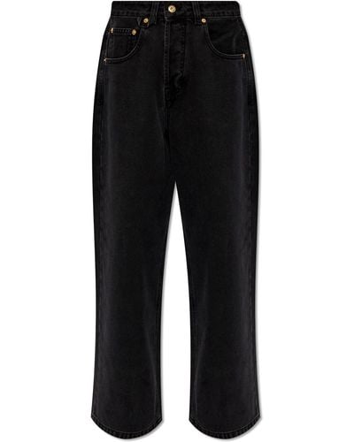 Jacquemus Jeans With Wide Legs, - Black