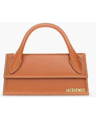 Jacquemus 'le Chiquito Long' Shoulder Bag, - Brown