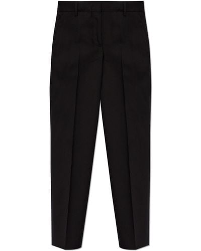Paul Smith Pleated Trousers, - Black