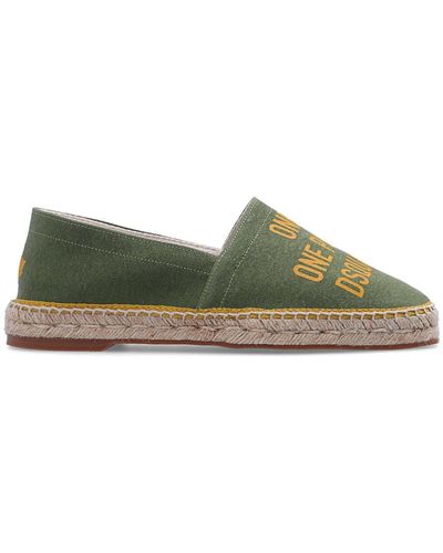 DSquared² 'one Life One Planet' Collection Espadrilles - Green