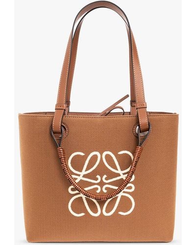 Loewe 'anagram Small' Shopper Bag - Brown