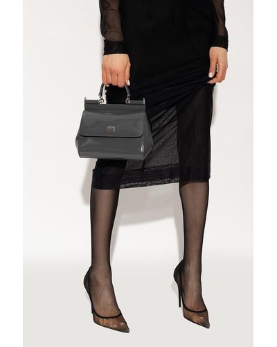 Dolce & Gabbana ‘Sicily Small’ Shoulder Bag - Black