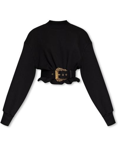 Versace Jeans Couture Oversize Sweatshirt - Black