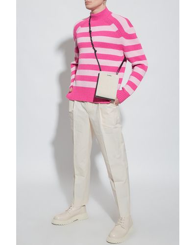 Jacquemus Striped Sweater - Pink