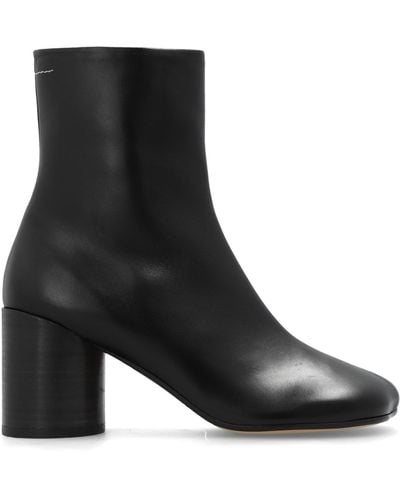 MM6 by Maison Martin Margiela Heeled Ankle Boots, - Black