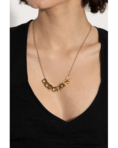 Isabel Marant Necklace With Charms - Metallic