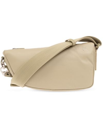 Burberry 'shield Mini' Shoulder Bag, - Natural