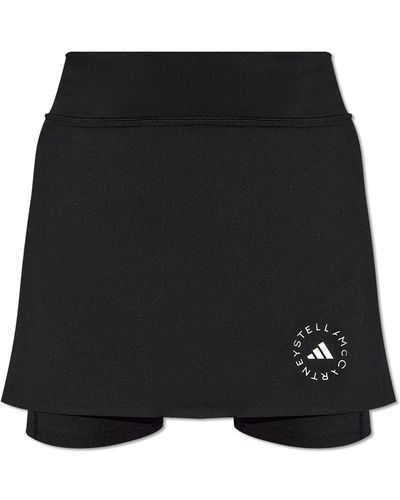 adidas By Stella McCartney Skort With Logo - Black