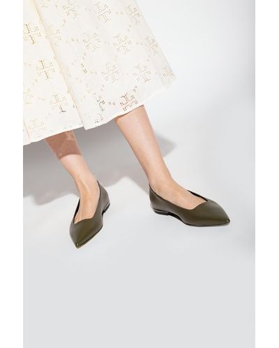 Green Furla Flats and flat shoes for Women | Lyst