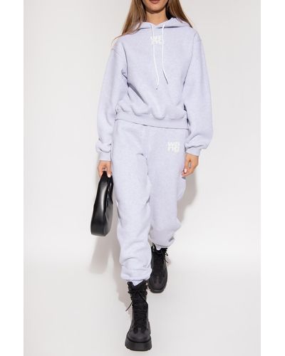 T By Alexander Wang T Alexander Wang Relaxed-fitting Hoodie, - Gray