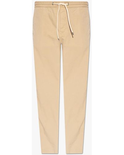 PS by Paul Smith Cotton Trousers - Natural