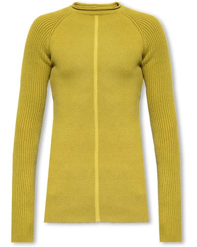 Rick Owens 'pull' Cashmere Sweater - Yellow
