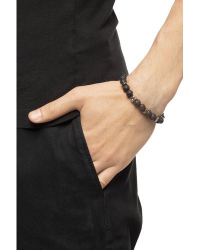 Ferragamo Branded Bracelet, - Black