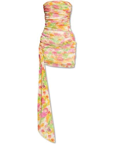 Saint Laurent Off-The-Shoulder Dress - Multicolour