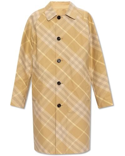 Burberry Double-sided Trench Coat, - Natural