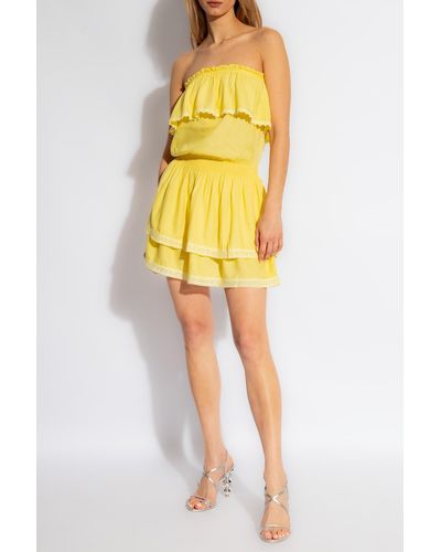 Melissa Odabash ‘Salma’ Strapless Beach Dress - Yellow