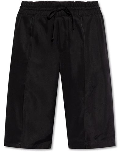 Jil Sander Shorts With Pockets, - Black