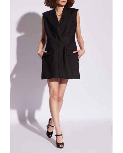 Victoria Beckham Vest-Style Dress - Black