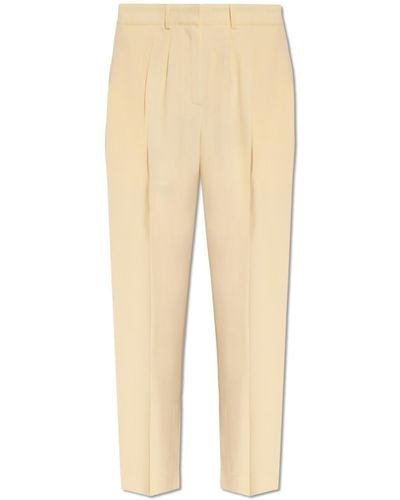 Herskind Creased Trousers 'rupert', - Natural