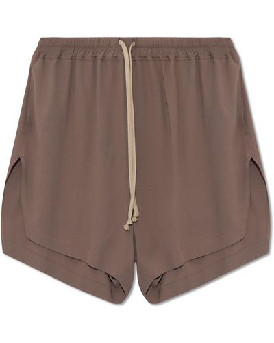 Rick Owens 'boxers' Shorts, - Brown