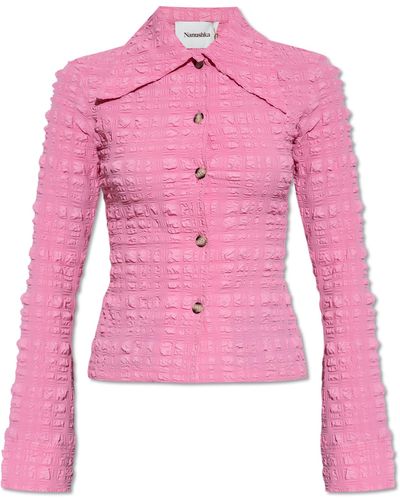 Nanushka ‘Lotte’ Shirt, ' - Pink
