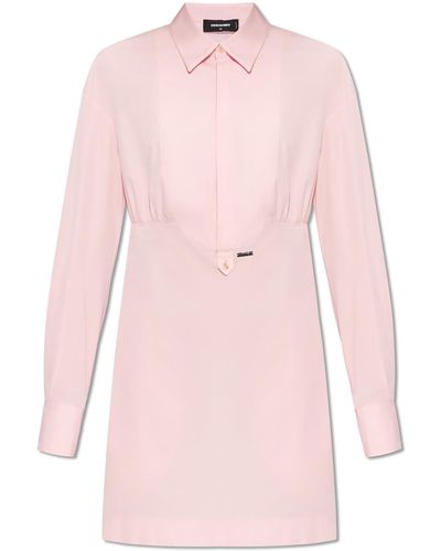 DSquared² Shirt Dress - Pink