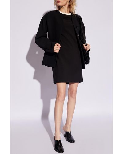Theory Dress With Short Sleeves - Black