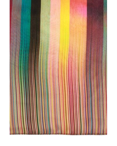 Paul Smith Silk Pocket Square - Multicolour