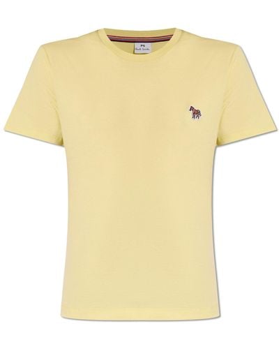 PS by Paul Smith Cotton T-shirt, - Yellow