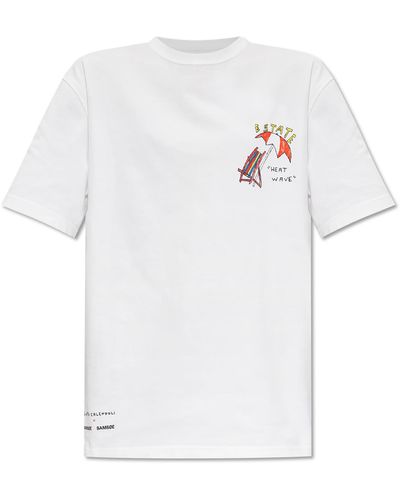 Samsøe & Samsøe T-shirt 'sagiotto', - White