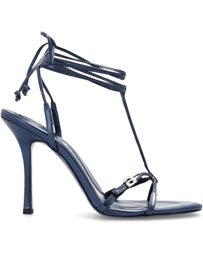 Alexander Wang ‘Lucienne’ Heeled Sandals - Blue