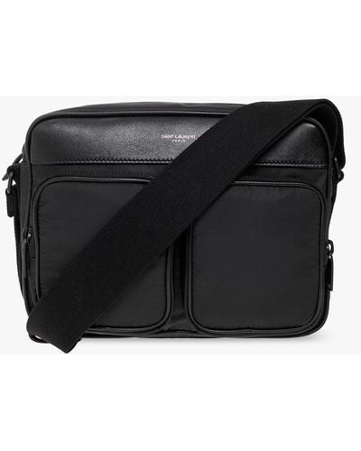 Saint Laurent 'city' Shoulder Bag, - Black