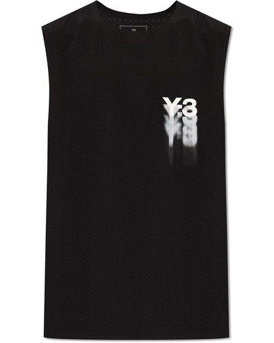 Y-3 Yohji Yamamoto Sleeveless T-shirt - Black