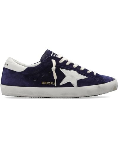 Golden Goose 'super Star Classic With List' Trainers, - Blue
