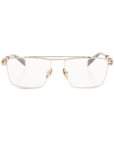 Balmain 'brigade Vi' Optical Glasses, - Metallic