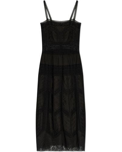 Zimmermann Lace Dress, - Black
