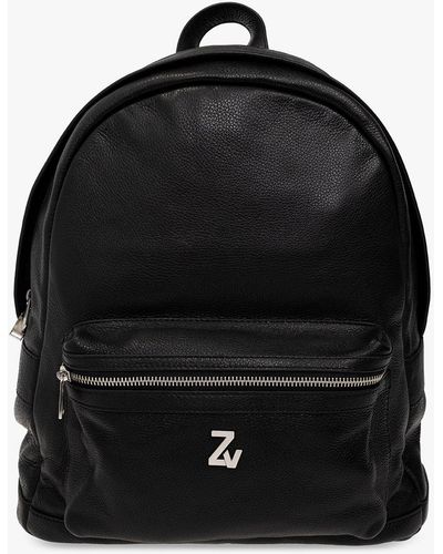 Zadig & Voltaire Leather Backpack - Black