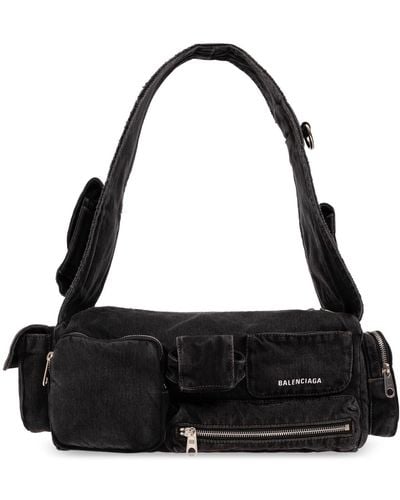 Balenciaga ‘Superbusy Small’ Shoulder Bag - Black