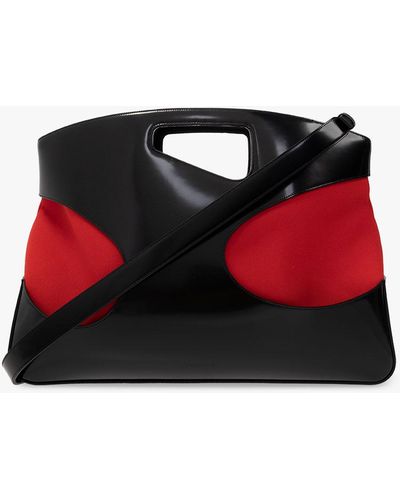 Ferragamo Cut Out Shopper Bag - Red