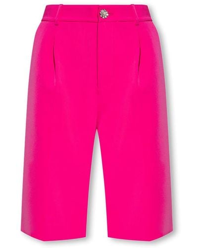 Custommade• 'nilda' Pleat-front Shorts, - Pink