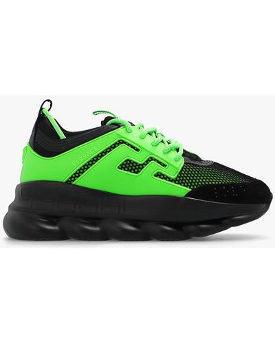 Versace 'chain Reaction' Sneakers - Green