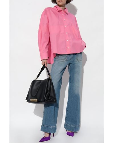 Victoria Beckham Organic Cotton Shirt - Pink